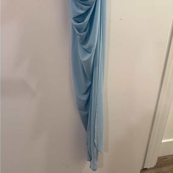 Nookie Dita Mesh Gown in Sky & Nude - Picture 4 of 12